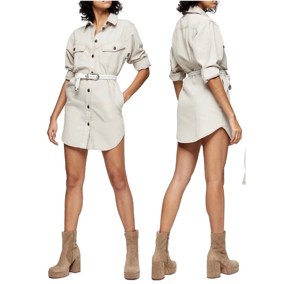 Topshop Dresses & Skirts - NWT TopShop Idol | Denim Cotton Dress